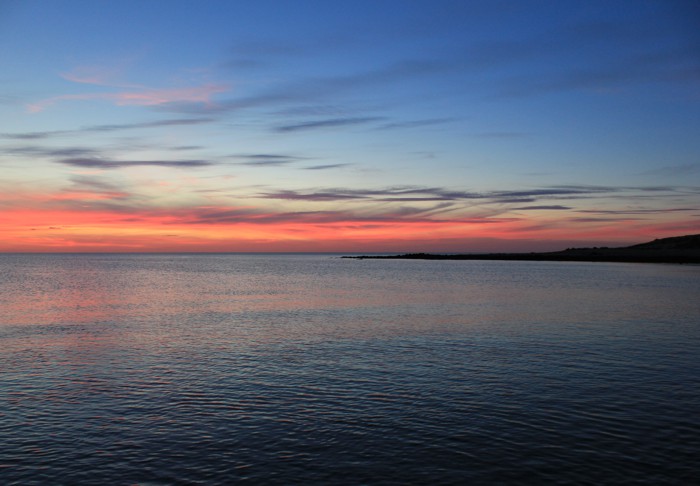 Summer sunset at Wallaroo, South Australia