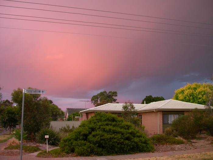 Summer storm over my house